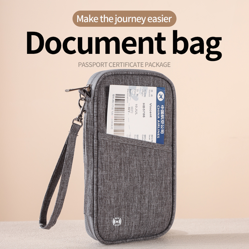 Passport Wallet Rfid - Rfid bloqueio passaporte carteira titular saco