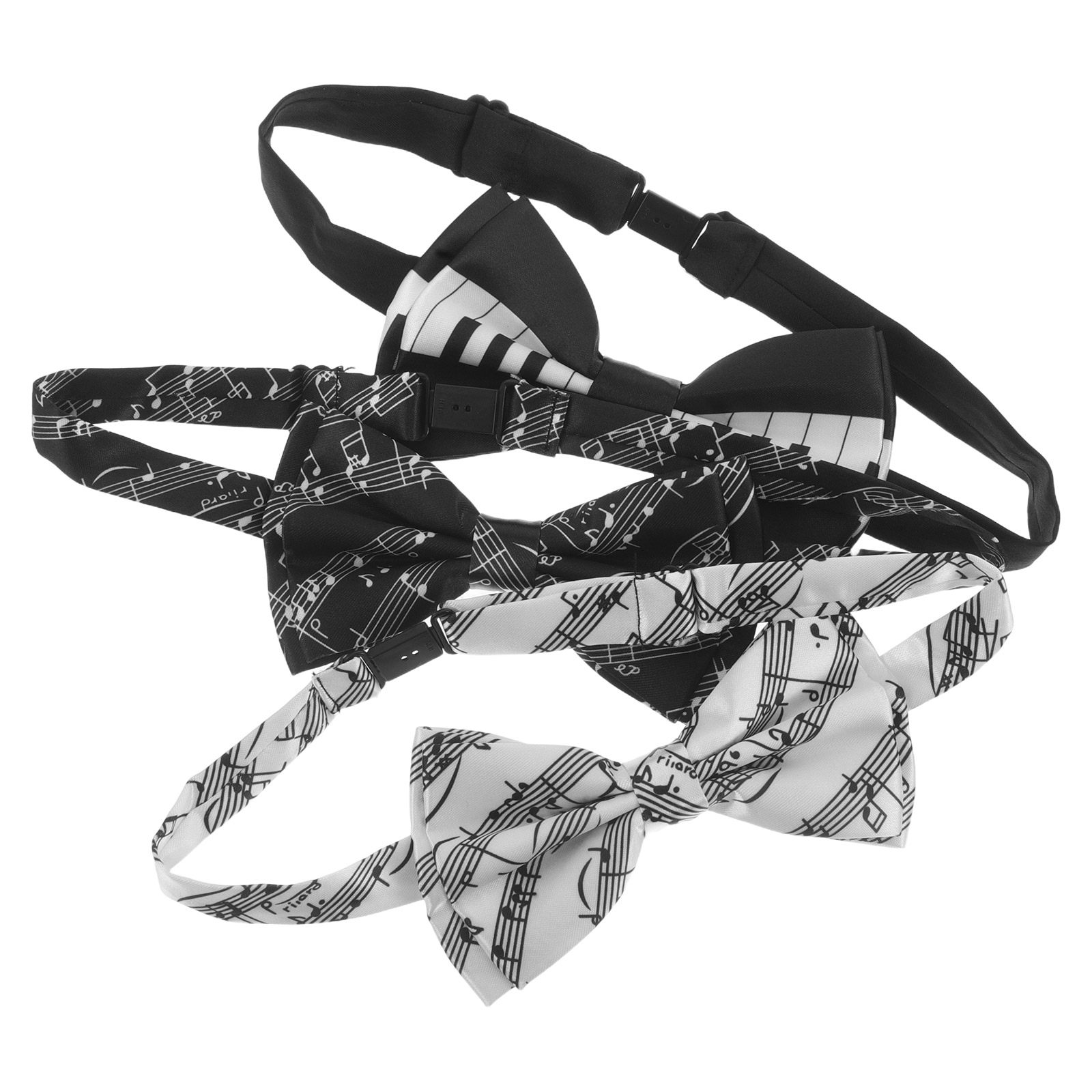 Tie Clip Set - Conjunto de 3 Gravatas Borboleta com