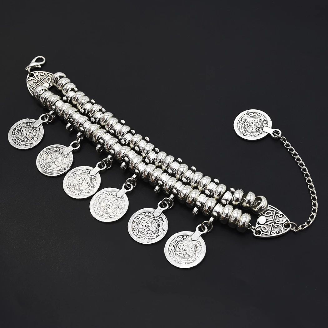 Men Accessories India - Vintage moeda borla charme pulseira para