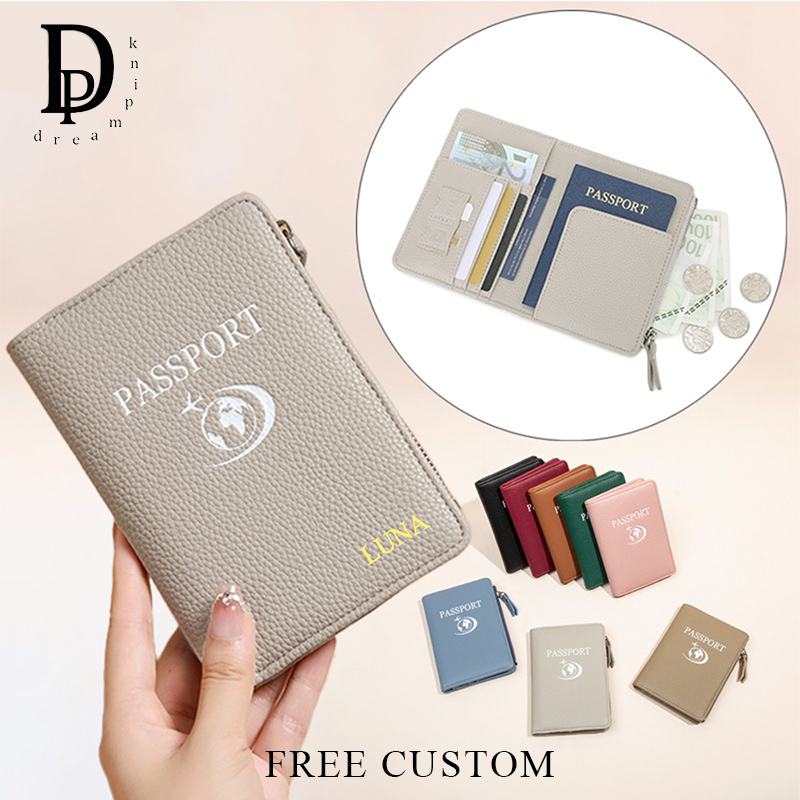 Passport Wallet Rfid - Porta-Passaporte Personalizado para Mulheres com RFID