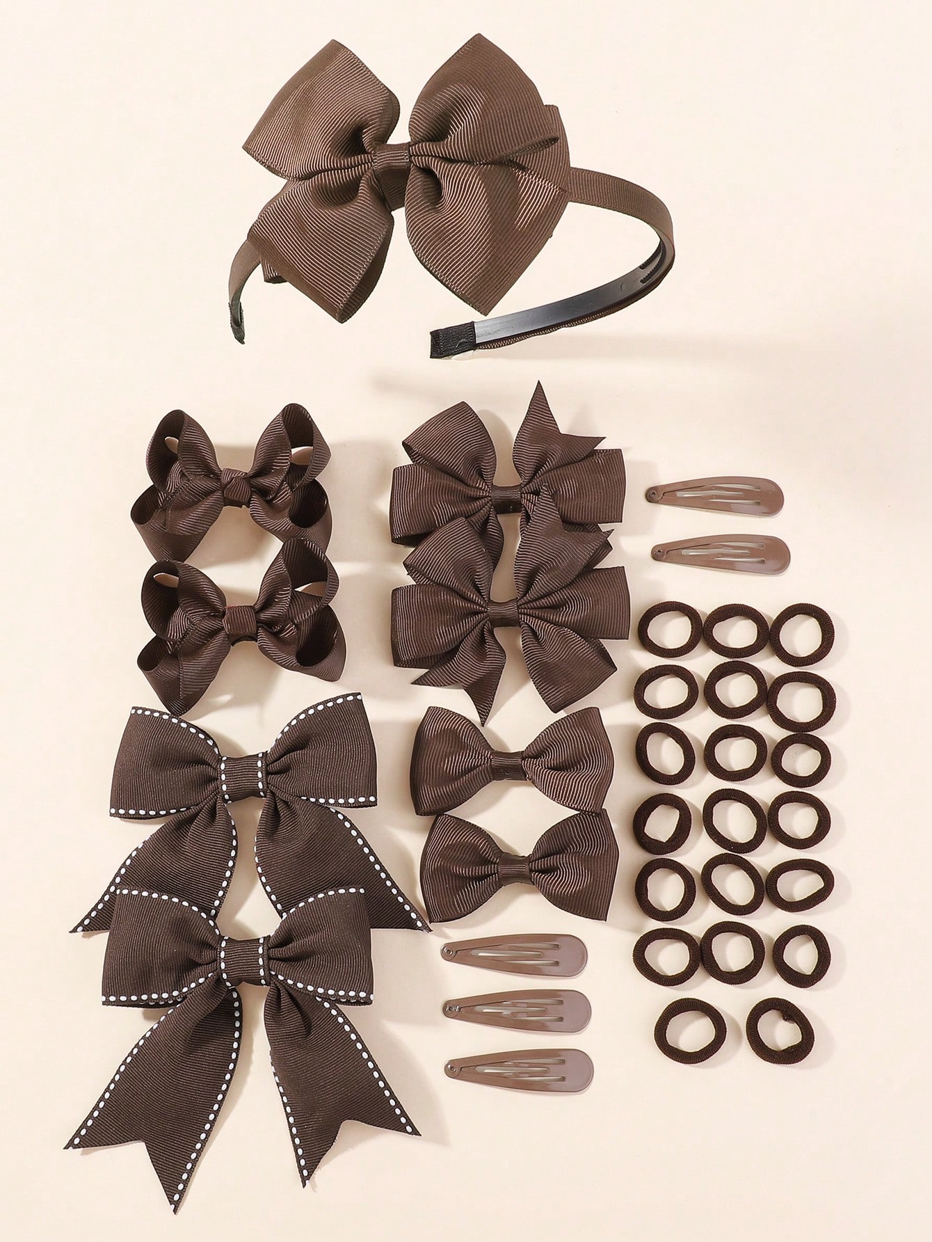 Tie Clip Set - Conjunto de 34 Peças de Acessórios