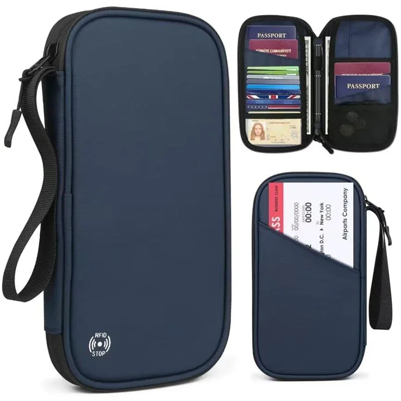 Men'S Accessories Rack - Capa leve para passaporte de viagem