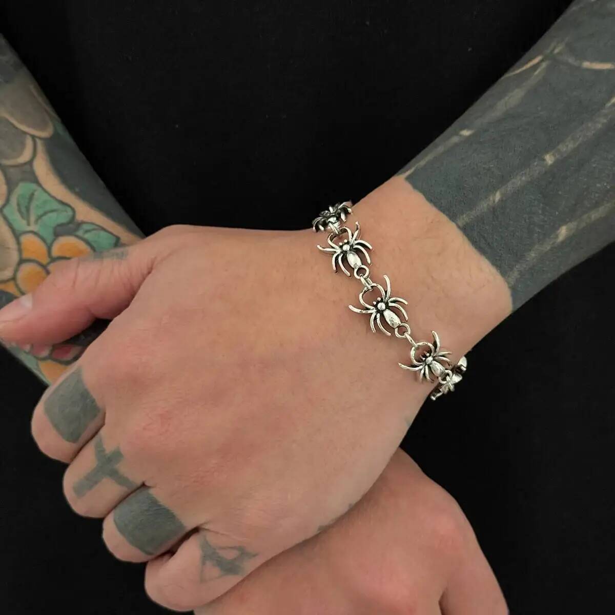 Men'S Accessories And Jewelry - Pulseira Aranha Criativa e Exclusiva Salircon