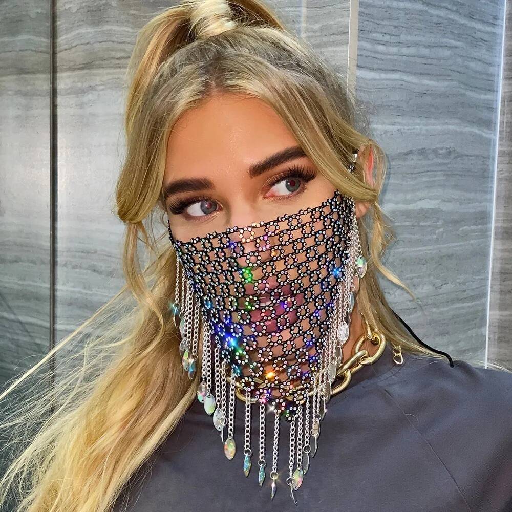 Men'S Accessories And Jewelry - Máscaras de Véu com Franjas para