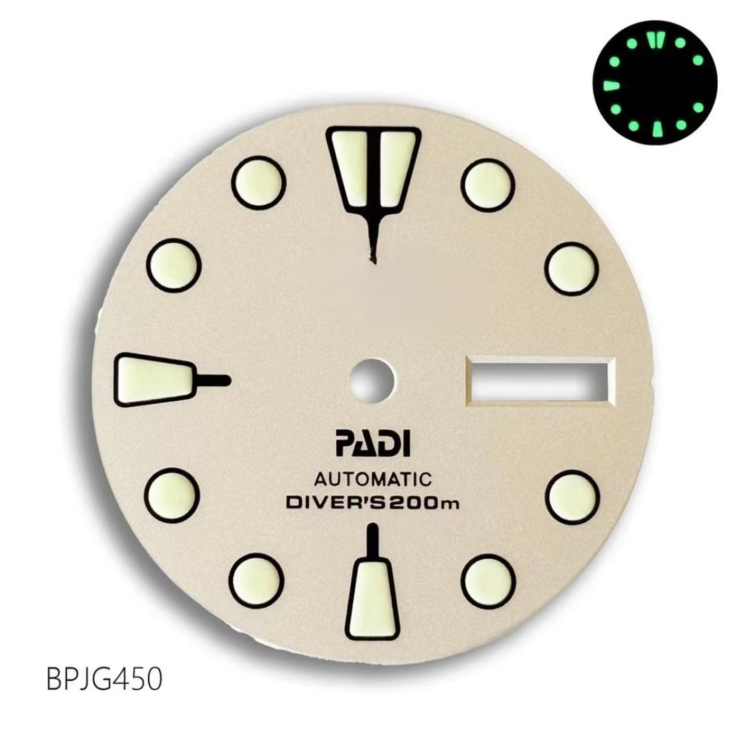 Men Accessories Logo - Mostrador NH36 PADI S de 28,5mm