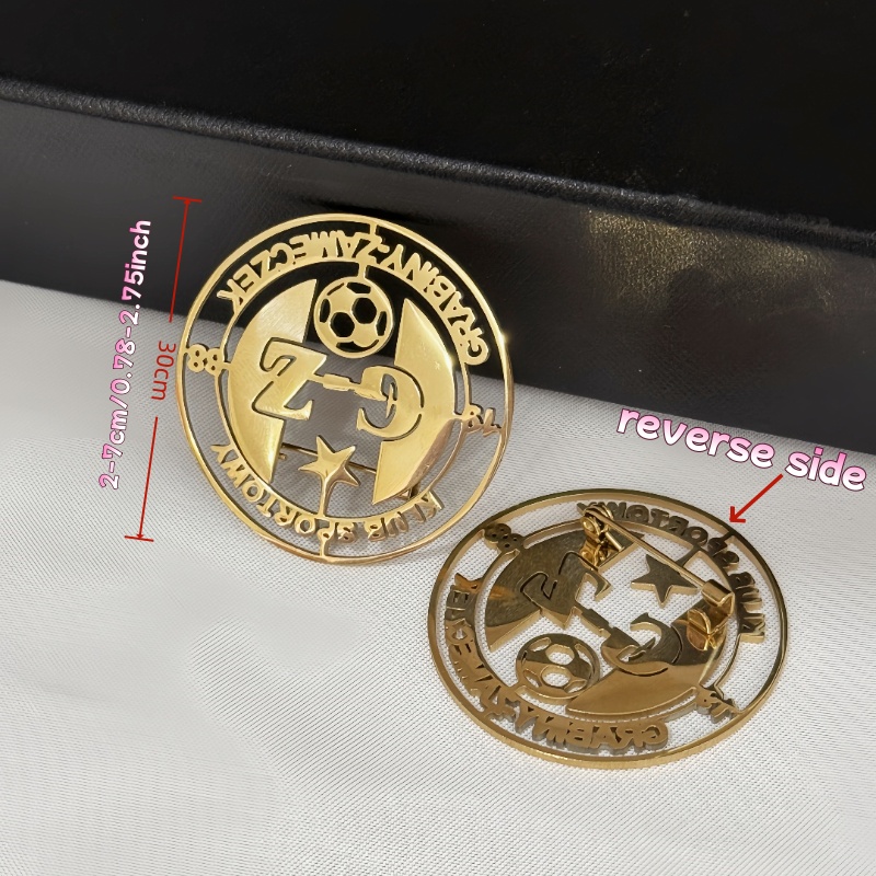 Broche com logotipo personaliz - Men Accessories Logo avaliação e preço