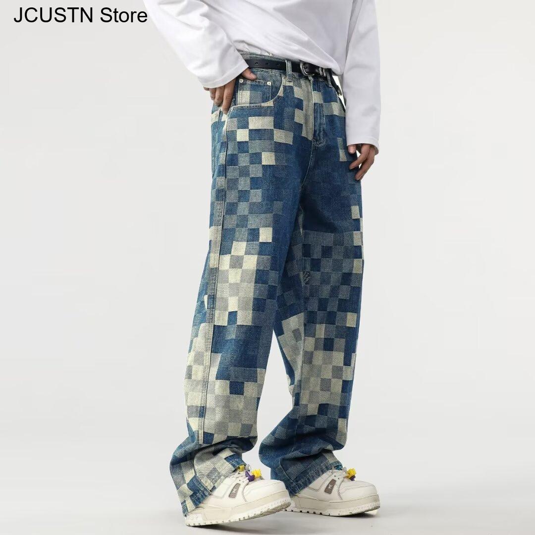 Masculino na moda calça de per - Men'S Accessories For Jeans avaliação e preço