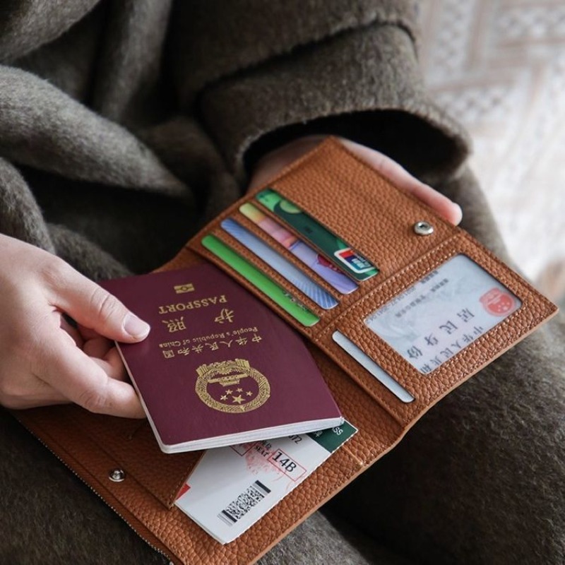 Capa de couro para passaporte, - Passport Wallet Rfid avaliação e preço
