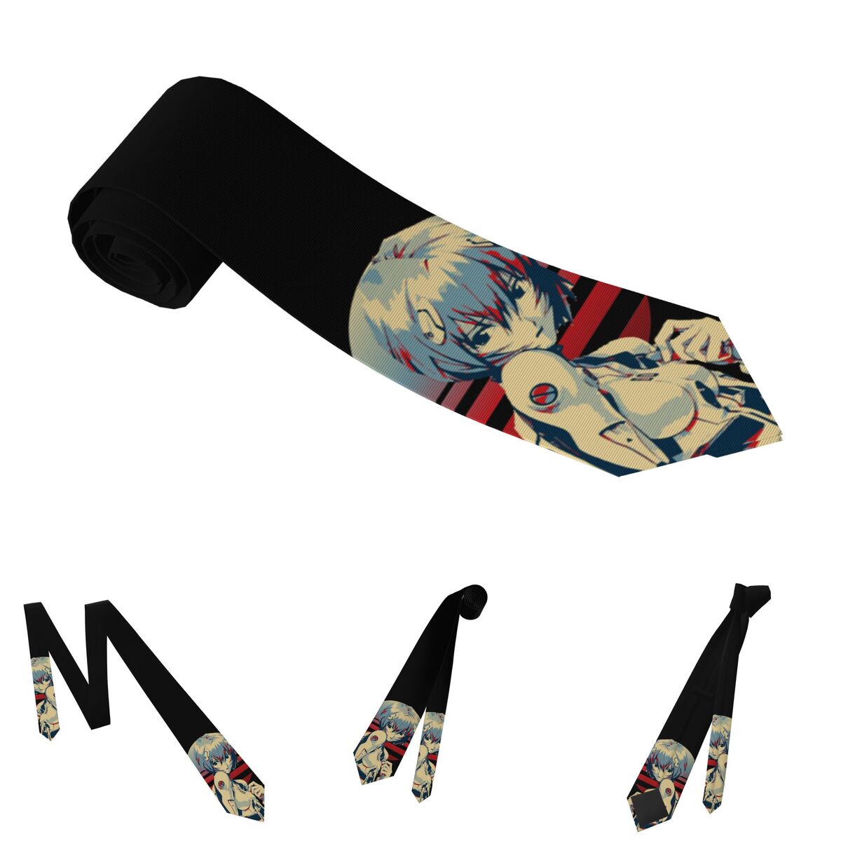 Rei ayanami clássico gravatas  - Men Accessories For Wedding avaliação e preço