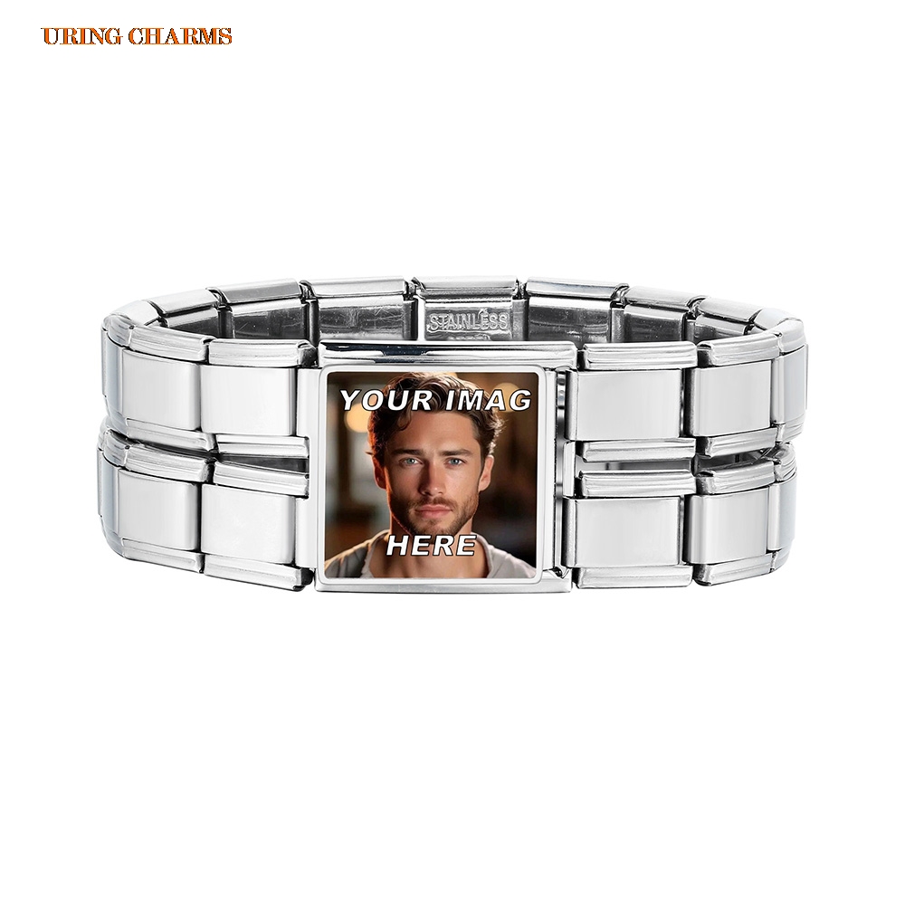 Uring personalizado com imagem - Bracelet Beaded Men avaliação e preço