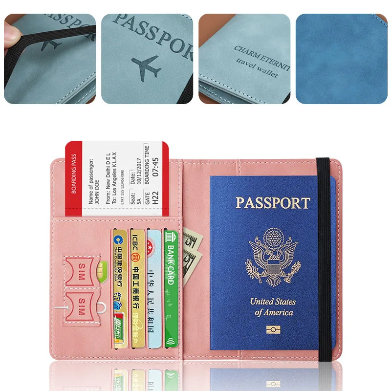 Mulheres rfid viagem passaport - Passport Wallet Rfid avaliação e preço
