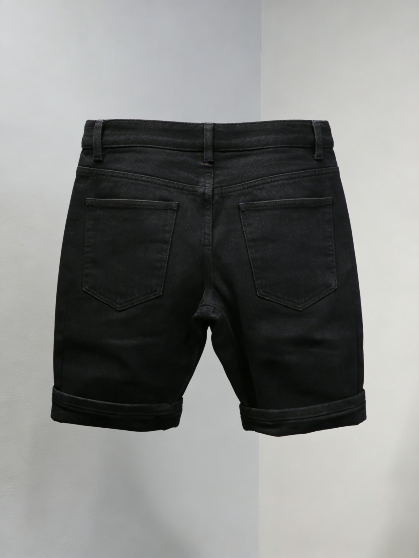 Shorts jeans pretos lisos para - Men'S Accessories For Jeans avaliação e preço