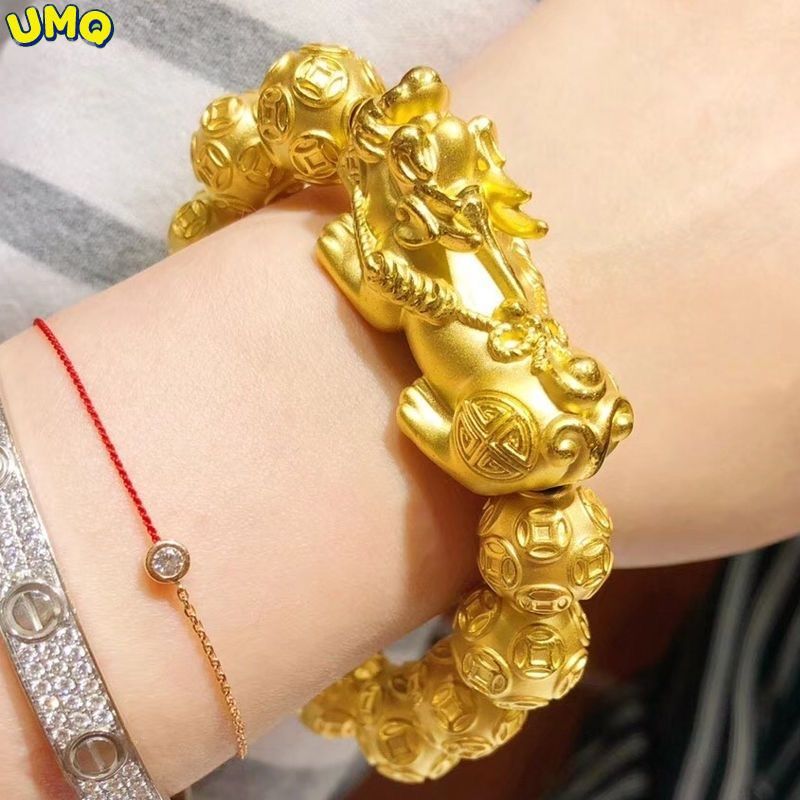 Pulseira Pixiu Pura Banhada a  - Bracelet Beaded Men avaliação e preço