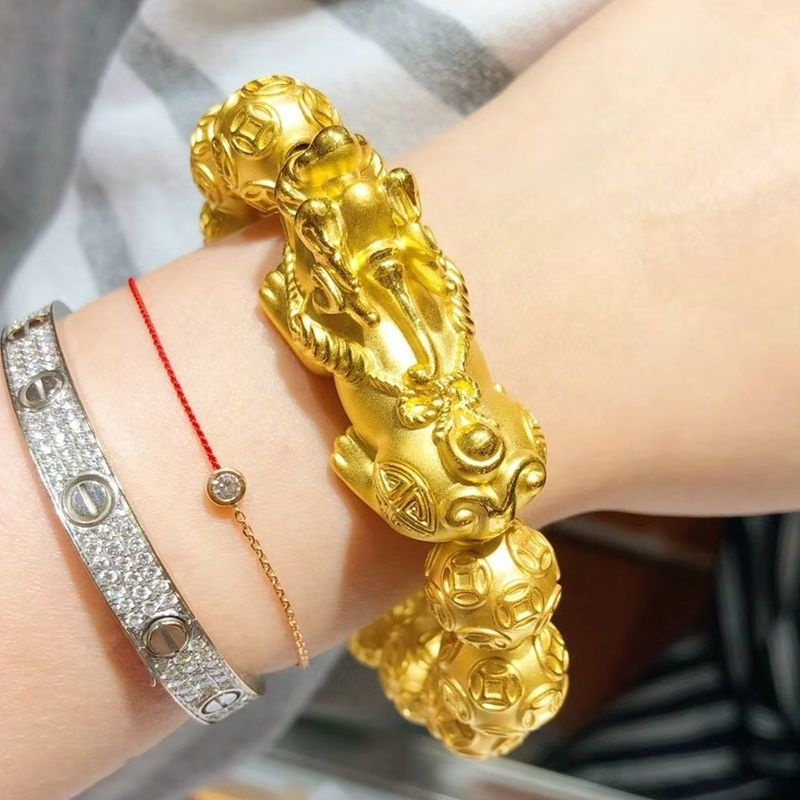 Pulseira Pixiu Pura Banhada a  - Bracelet Beaded Men avaliação e preço