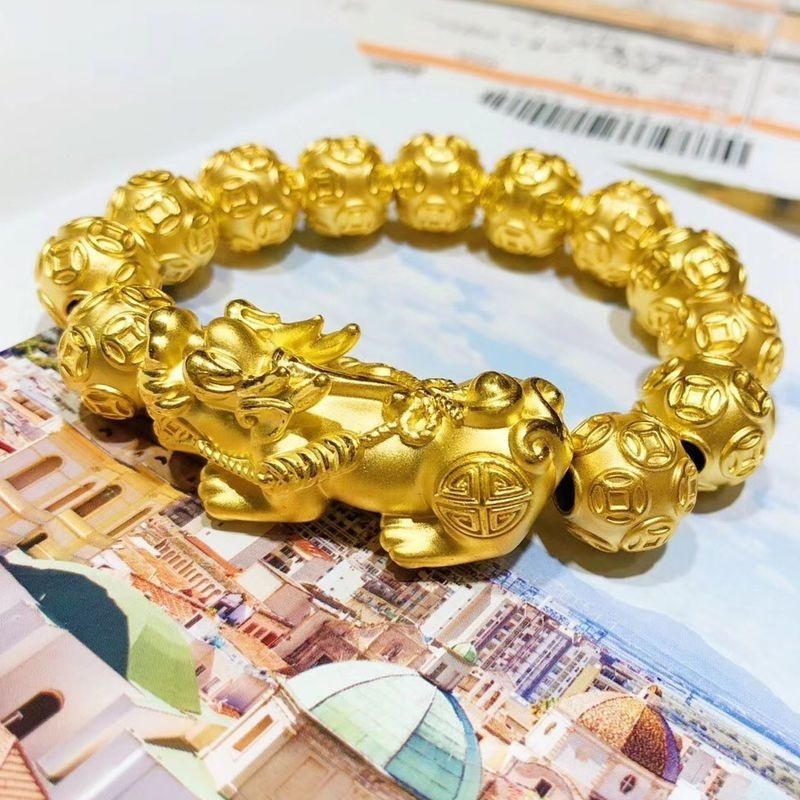 Pulseira Pixiu Pura Banhada a  - Bracelet Beaded Men avaliação e preço