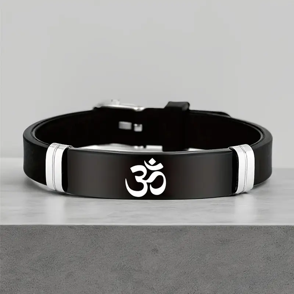 Aço inoxidável indiano sânscri - Men Accessories India avaliação e preço