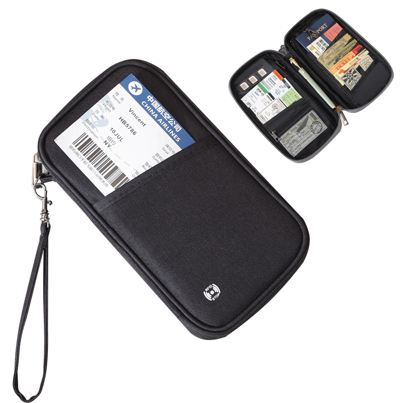 Rfid bloqueio passaporte carte - Passport Wallet Rfid avaliação e preço