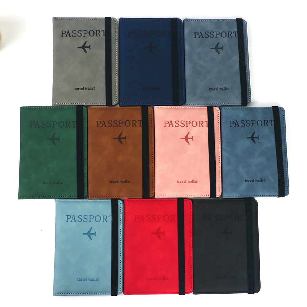 Porta-Cartões de Couro PU Pers - Passport Wallet Rfid avaliação e preço