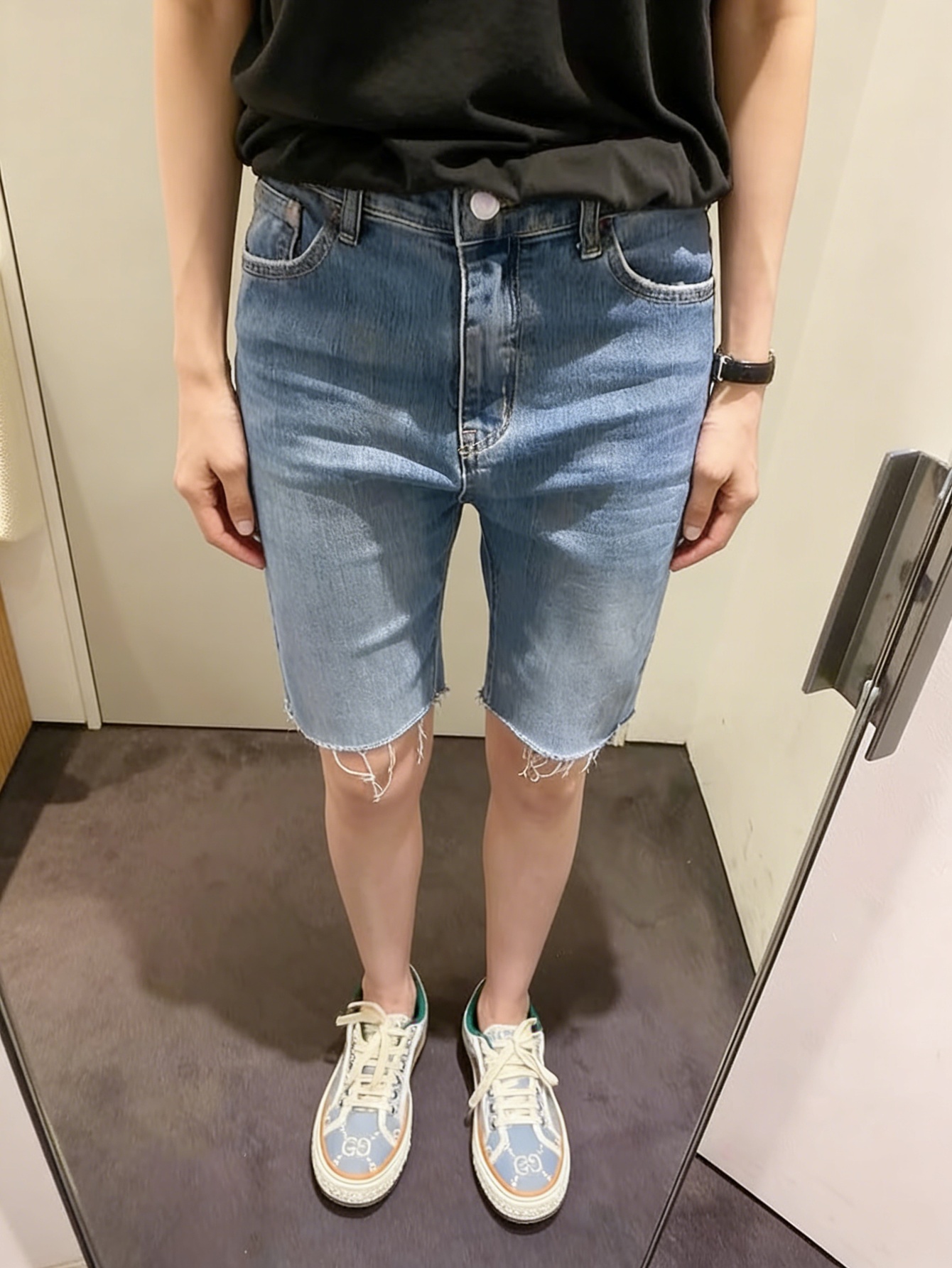 Shorts jeans masculinos Haraju - Men'S Accessories For Jeans avaliação e preço