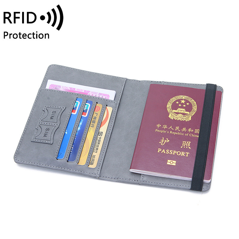 Porta-passaporte unissex em co - Passport Wallet Rfid avaliação e preço
