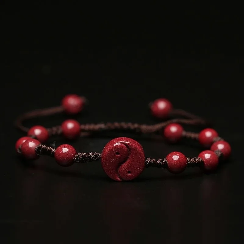 Personalizado natural vermelho - Bracelet Beaded Men avaliação e preço
