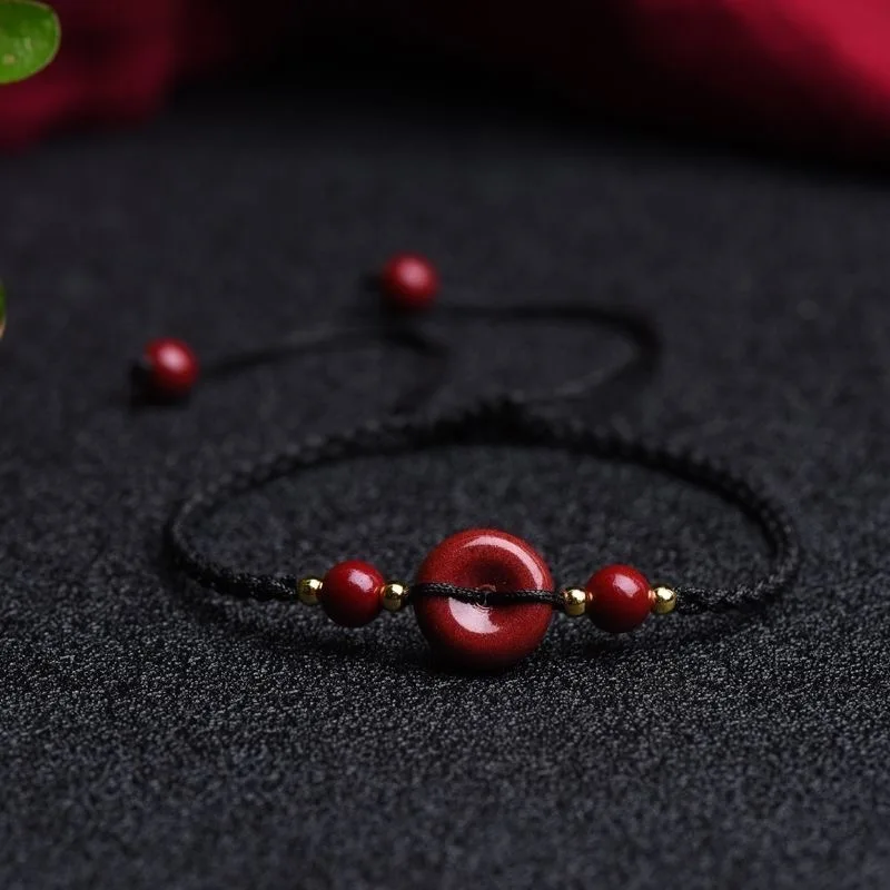 Personalizado natural vermelho - Bracelet Beaded Men avaliação e preço