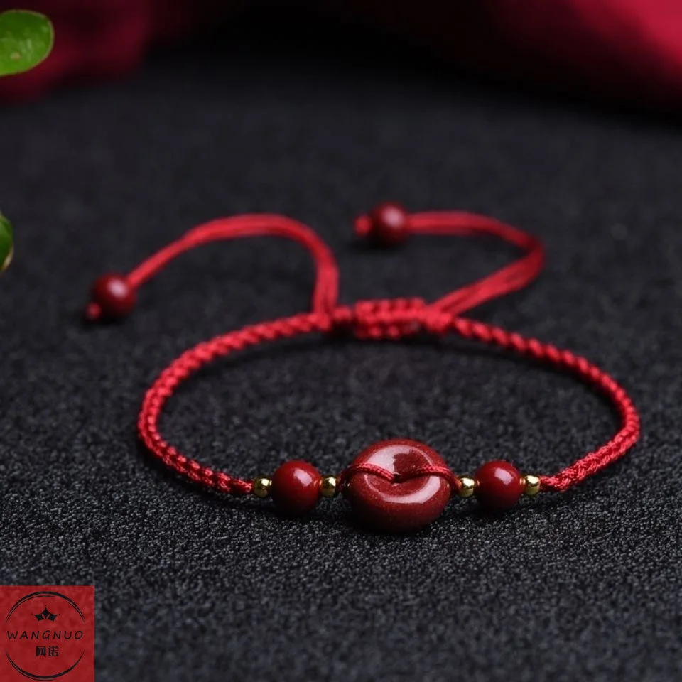 Personalizado natural vermelho - Bracelet Beaded Men avaliação e preço