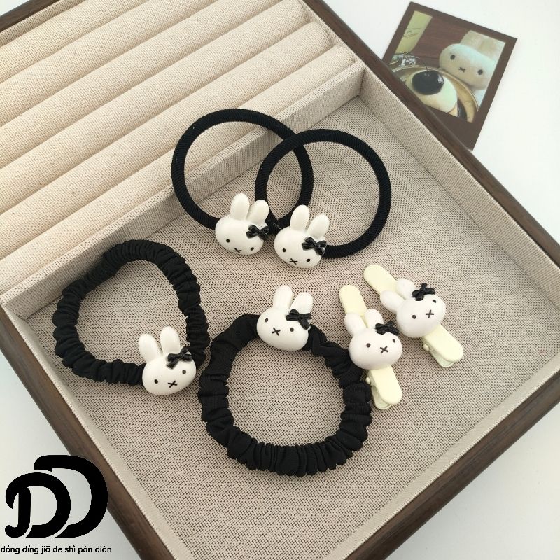Laço de Cabelo Fofo Miffy Coel - Tie Clip Set avaliação e preço