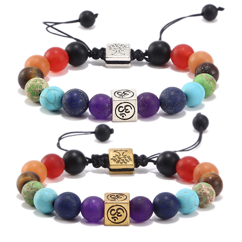 7 chakra pulseiras para mulher - Men Accessories India avaliação e preço