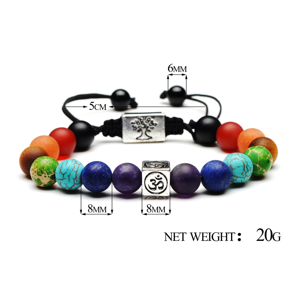 7 chakra pulseiras para mulher - Men Accessories India avaliação e preço