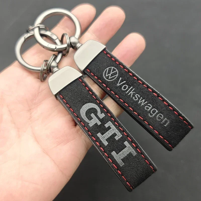 Chaveiro de Luxo em Couro Sued - Men Accessories Logo avaliação e preço