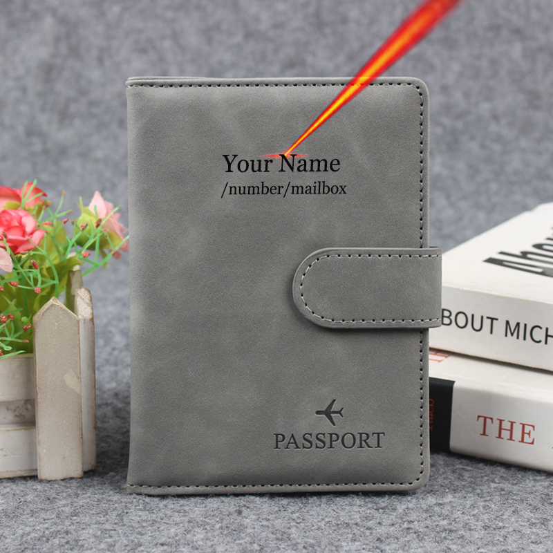 Botão magnético capa de passap - Passport Wallet Rfid avaliação e preço