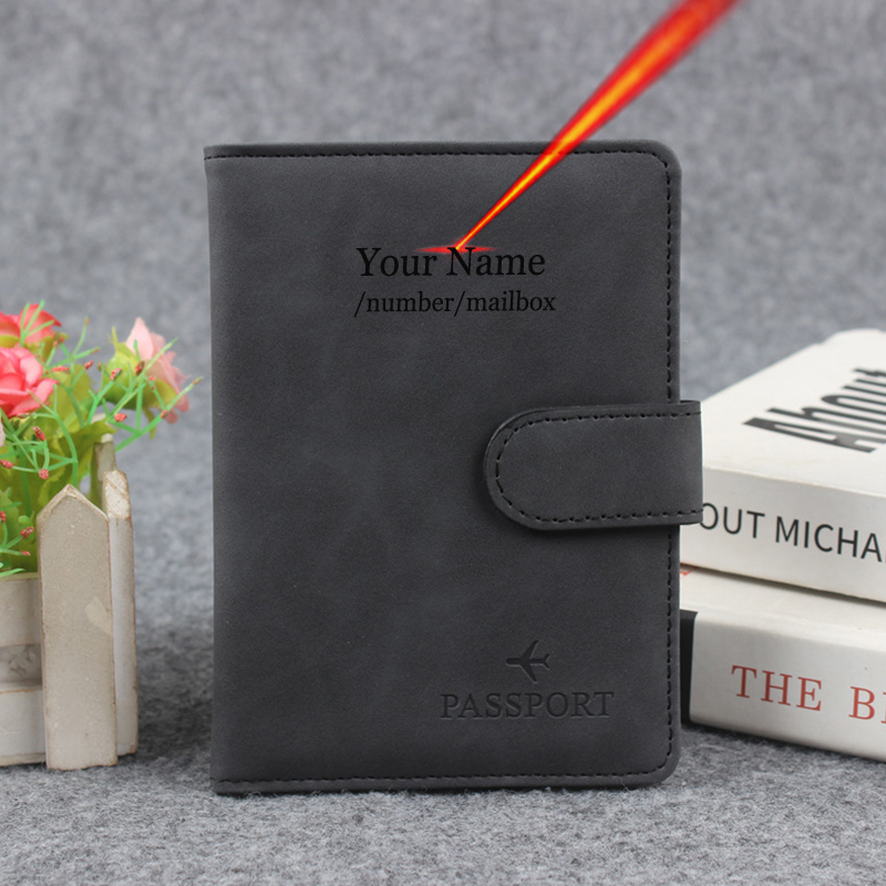 Botão magnético capa de passap - Passport Wallet Rfid avaliação e preço