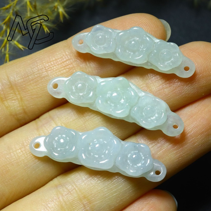 1 peça de Flor de Jadeíta Natu - Men'S Accessories And Jewelry avaliação e preço