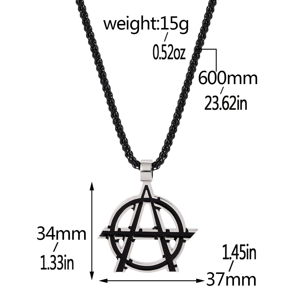 Colar com Símbolo do Letra A d - Men Accessories Necklace avaliação e preço