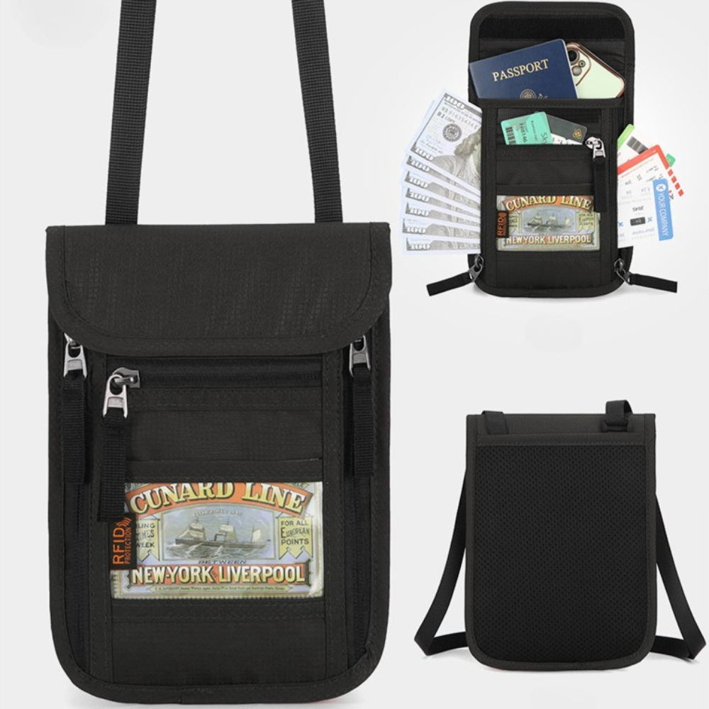 Bolsa de Pescoço para Passapor - Passport Wallet Rfid avaliação e preço