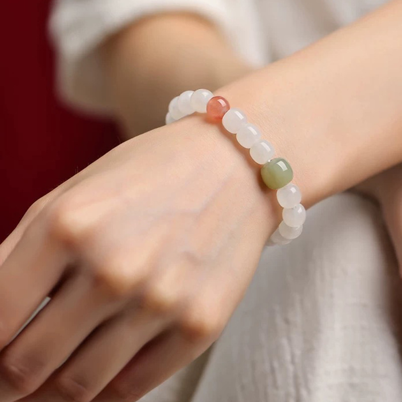 Pulseira de Jade Hetian Natura - Bracelet Beaded Men avaliação e preço
