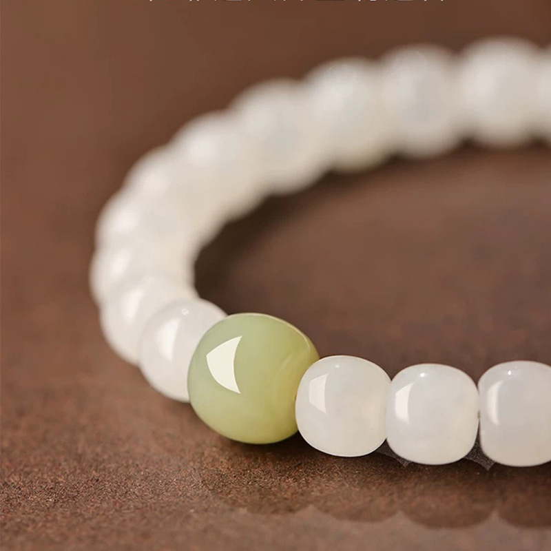 Pulseira de Jade Hetian Natura - Bracelet Beaded Men avaliação e preço