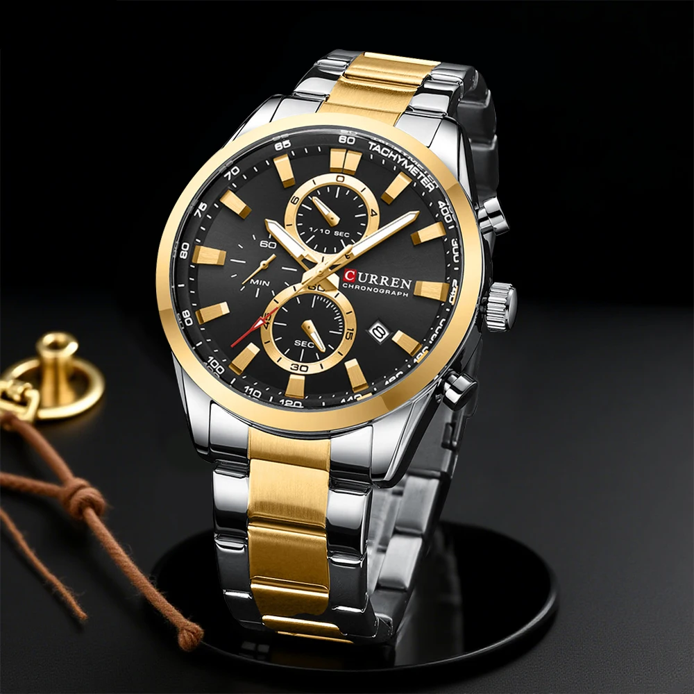 CURREN Casual Quartz Chrono Sp - Men'S Accessories And Jewelry avaliação e preço
