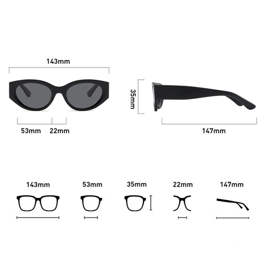 Óculos de Sol Clássicos Cat-Ey - Men'S Accessories Designer avaliação e preço