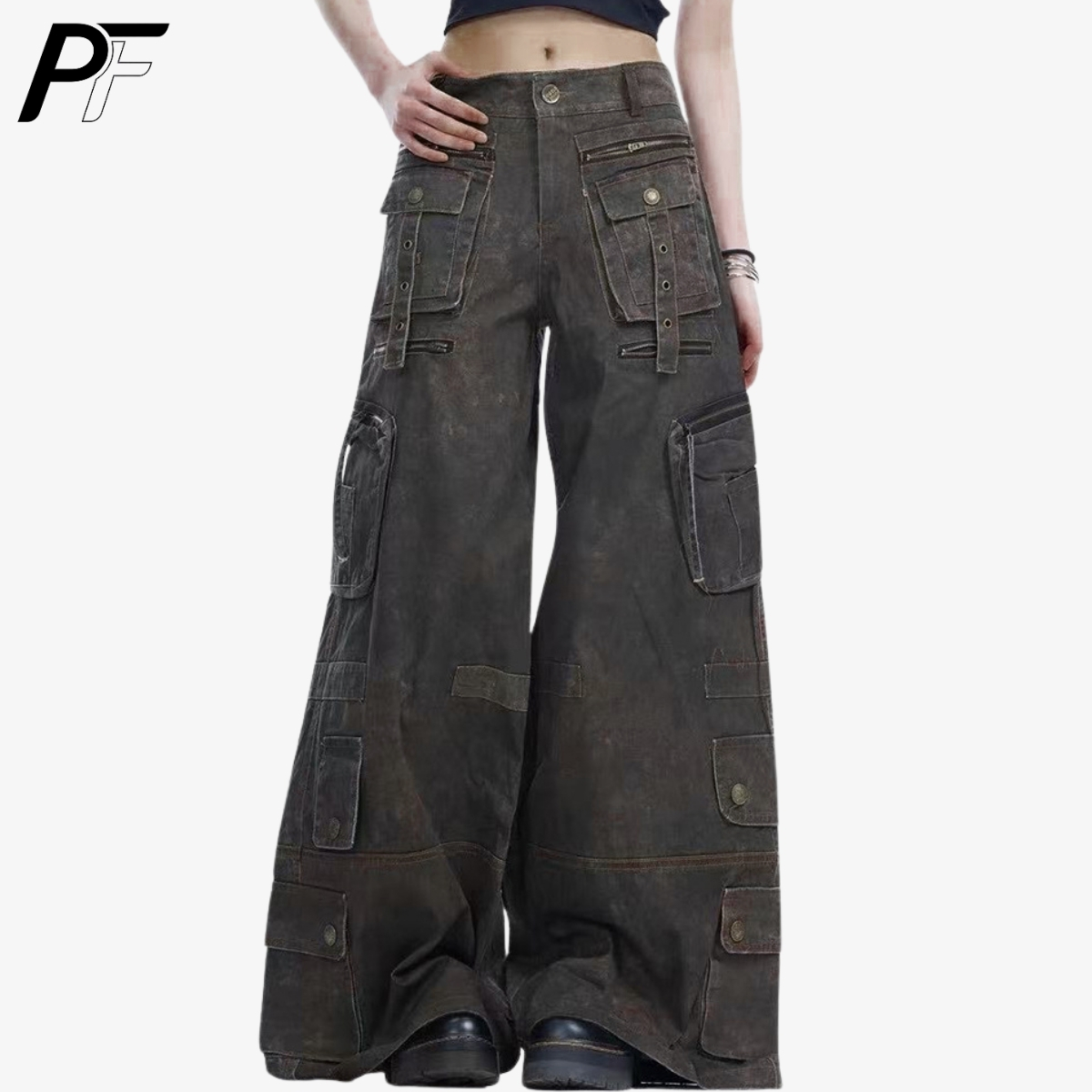Calças Cargo de Perna Larga Gr - Men'S Accessories For Jeans avaliação e preço
