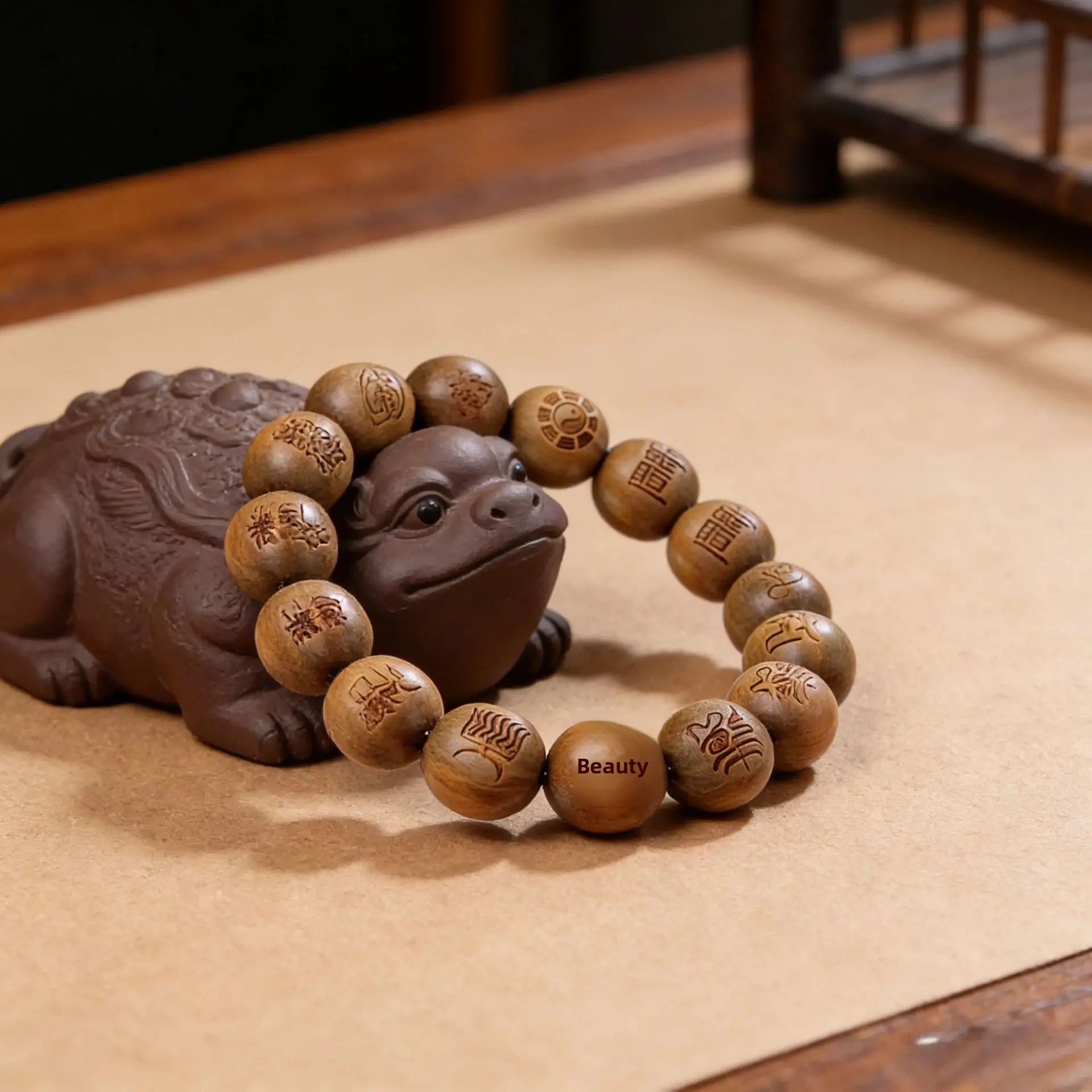Pulseira de Luxo em Sândalo Ve - Bracelet Beaded Men avaliação e preço