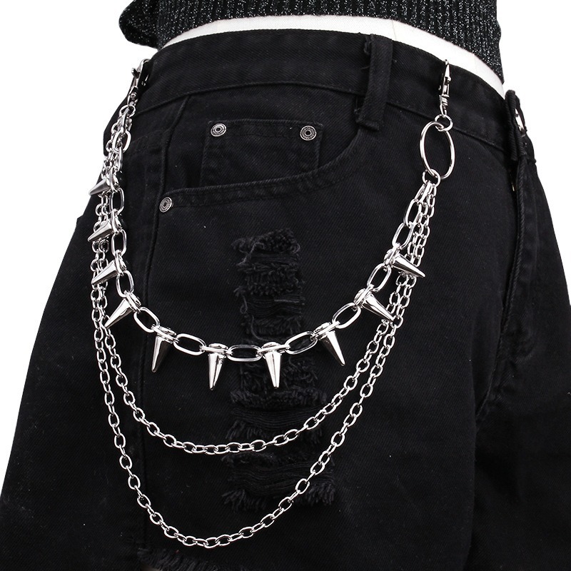 Hip hop punk rock calças de me - Men'S Accessories For Jeans avaliação e preço