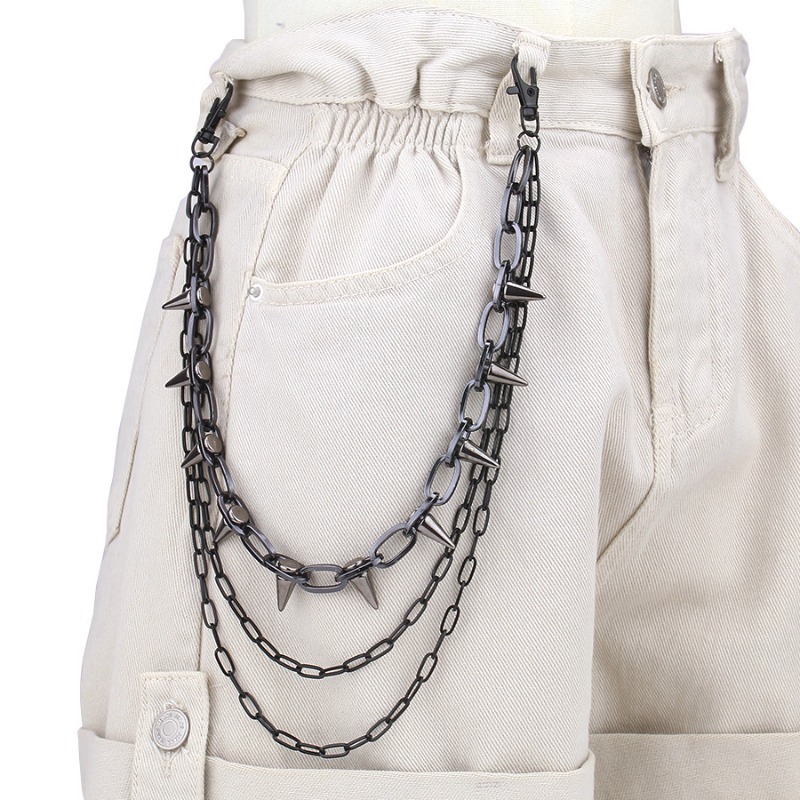 Hip hop punk rock calças de me - Men'S Accessories For Jeans avaliação e preço