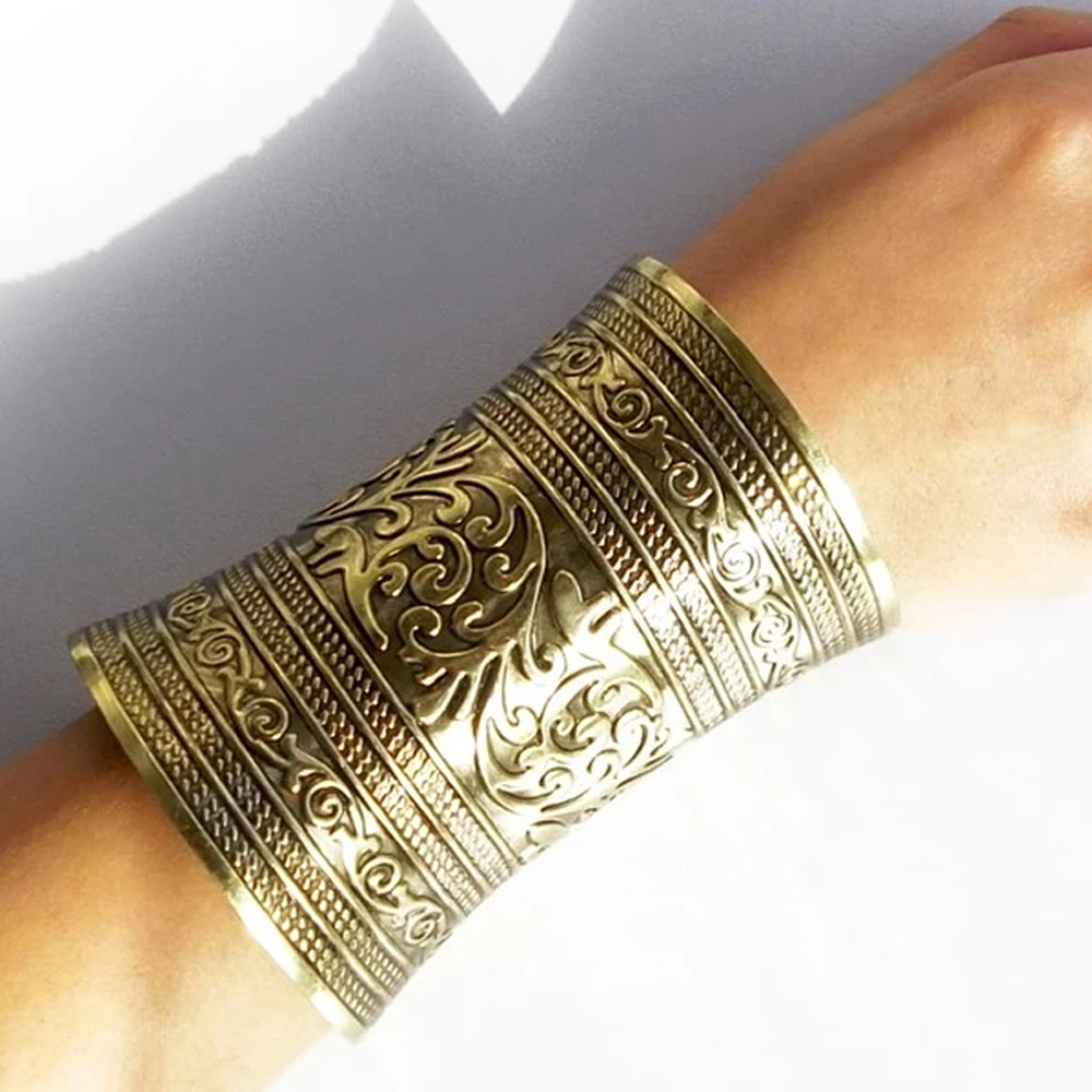 Pulseira de punho largo de lig - Men Accessories India avaliação e preço