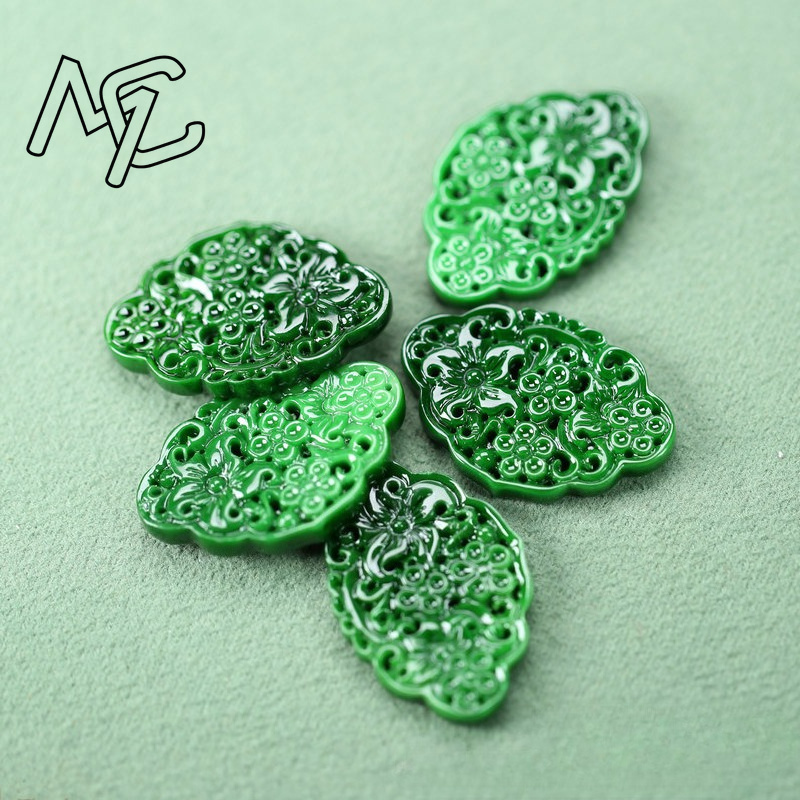 2 Peças DIY Esmeralda Verde Na - Men'S Accessories And Jewelry avaliação e preço