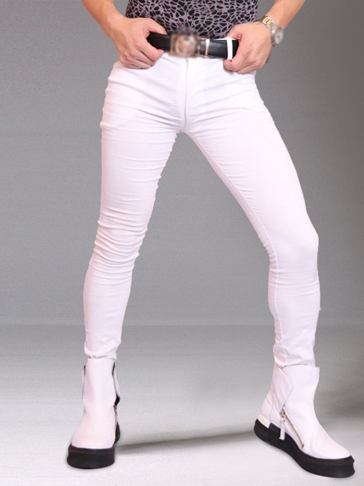 Calças jeans elásticas masculi - Men'S Accessories For Jeans avaliação e preço