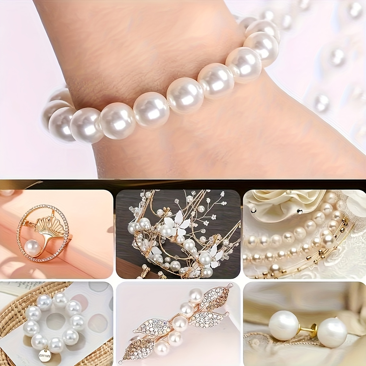 1388 peças de Contas Redondas  - Bracelet Beaded Men avaliação e preço