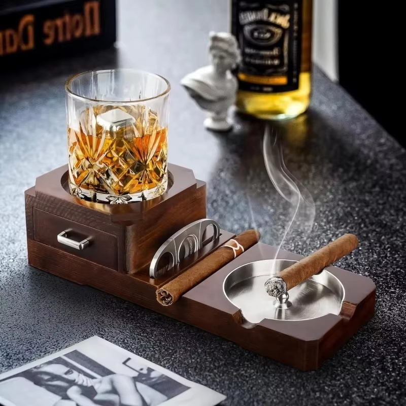 Cinzeiro de charuto de madeira - Men Accessories Drawer avaliação e preço