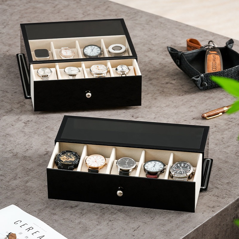 Caixas de Relógio de Plástico  - Men Accessories Drawer avaliação e preço
